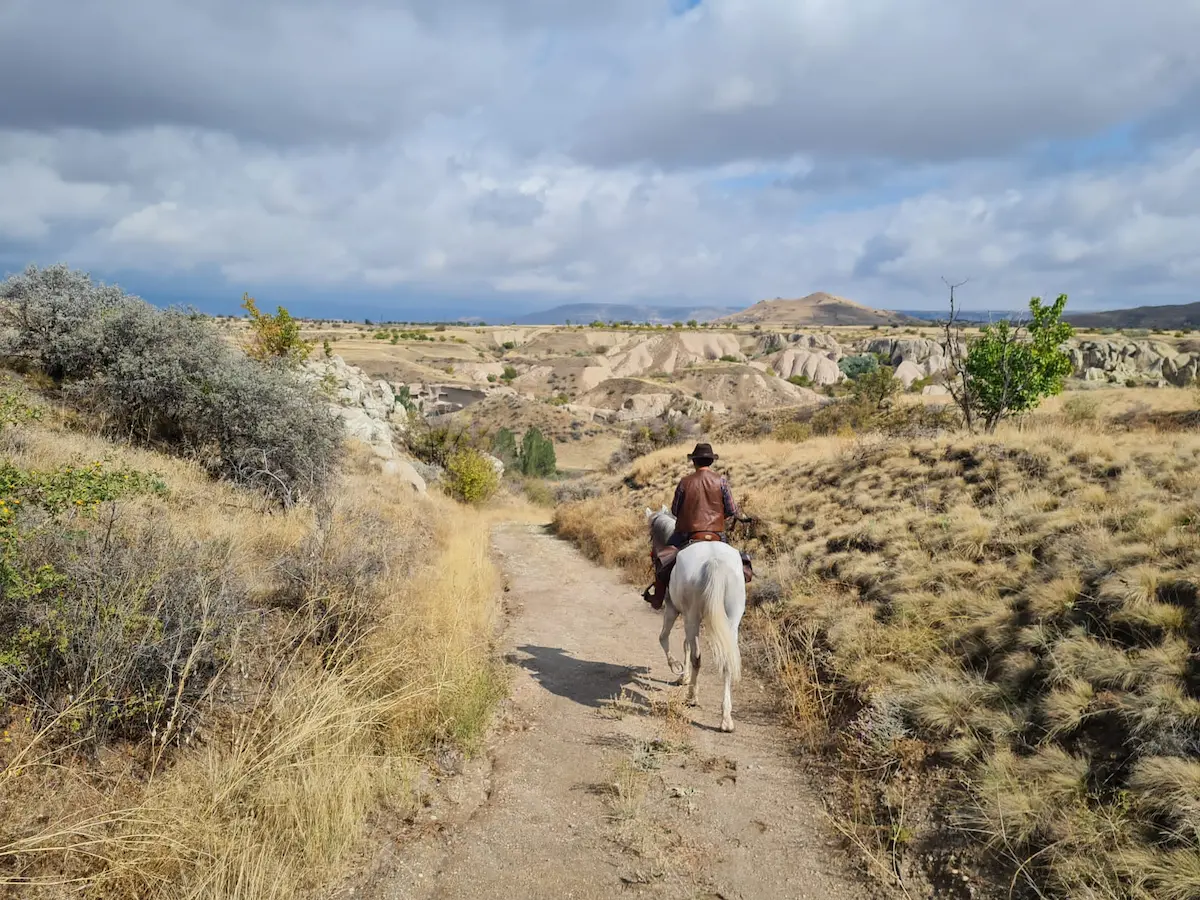 Scenic horseback riding trails in Cappadocia