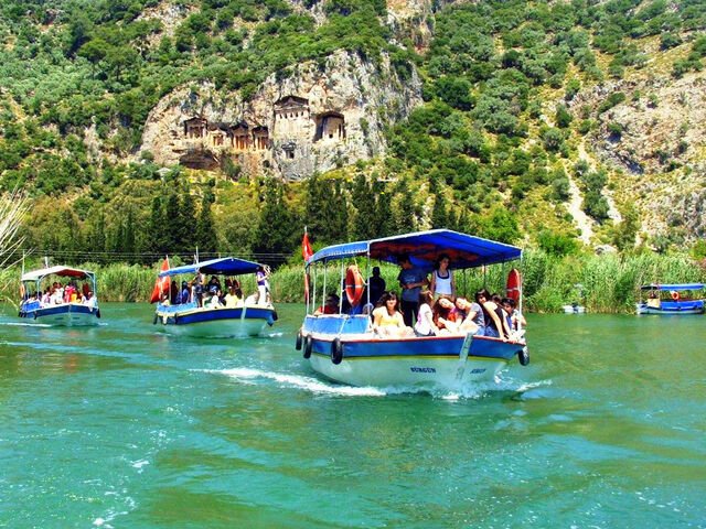 Dalyan horseback riding landscape